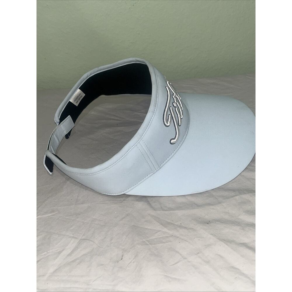 Titleist Ladies Sundrop Golf Visor One Size Hat . Light Cyan Blue. - Picture 5 of 7